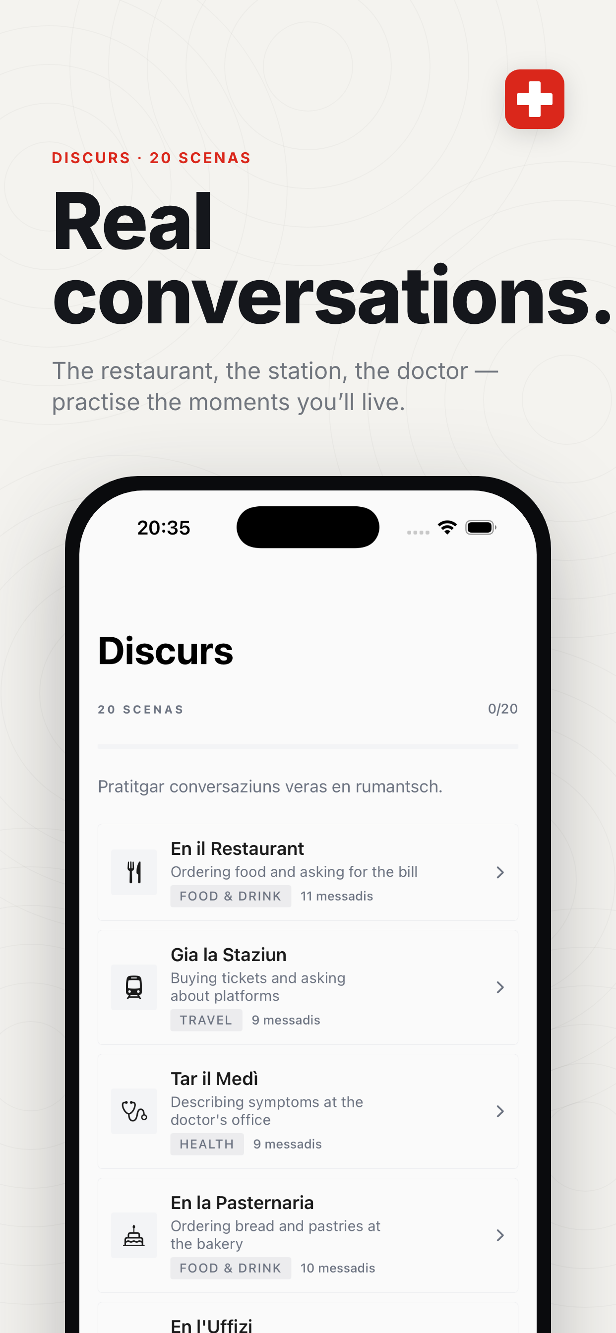 Dialogues list