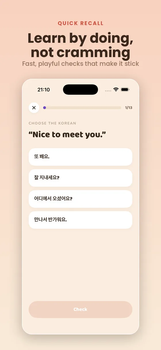 Choose the answer exercise