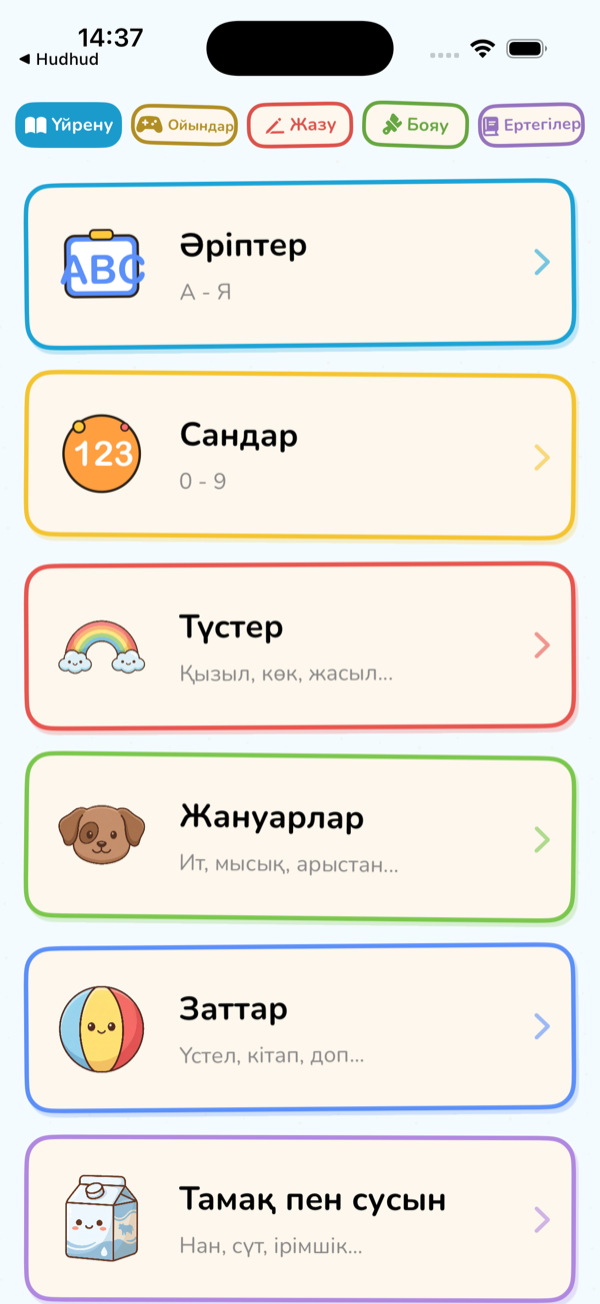 Learn Menu