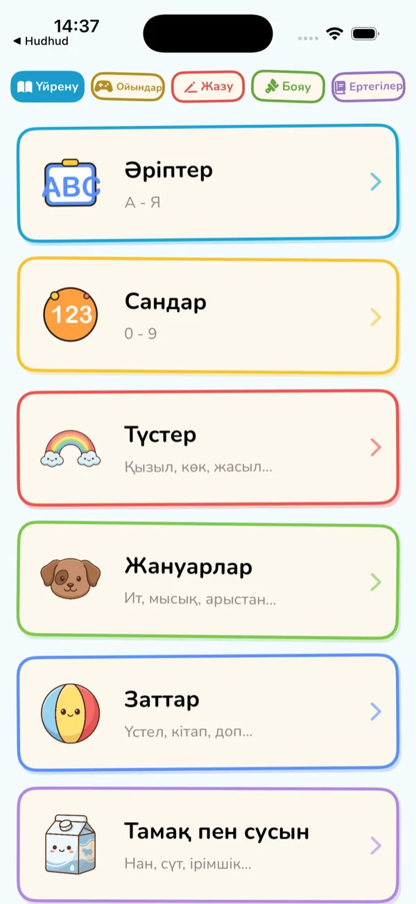 Learn Menu