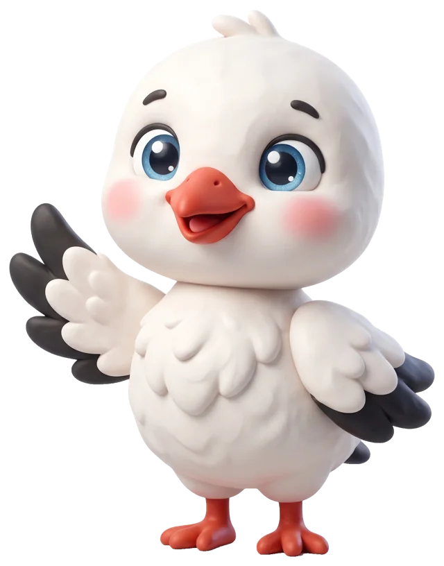 Bocian mascot