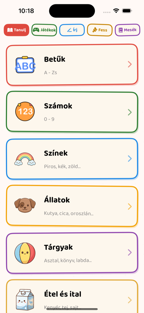 Learn Menu