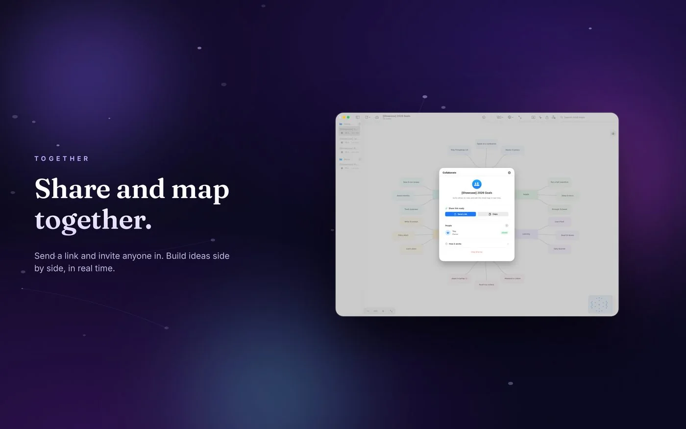 Sharing a Threadmap map with a collaborator on Mac