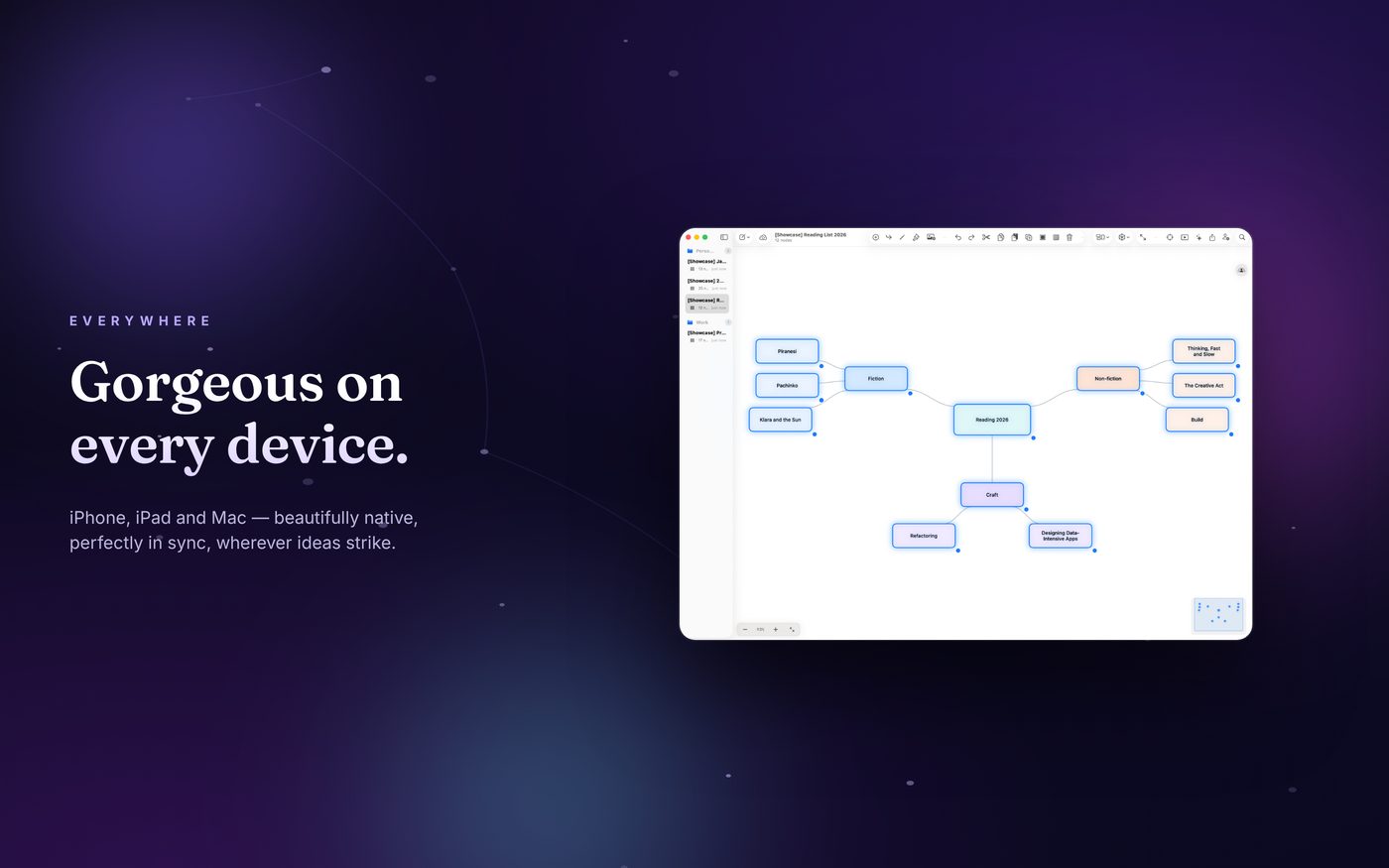 Threadmap looking great across iPhone, iPad, and Mac