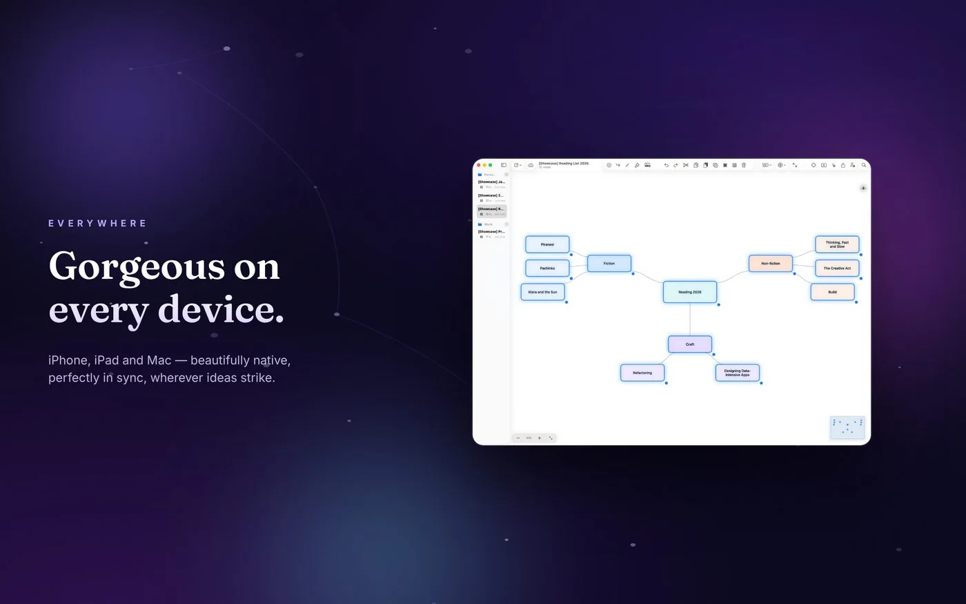 Threadmap looking great across iPhone, iPad, and Mac