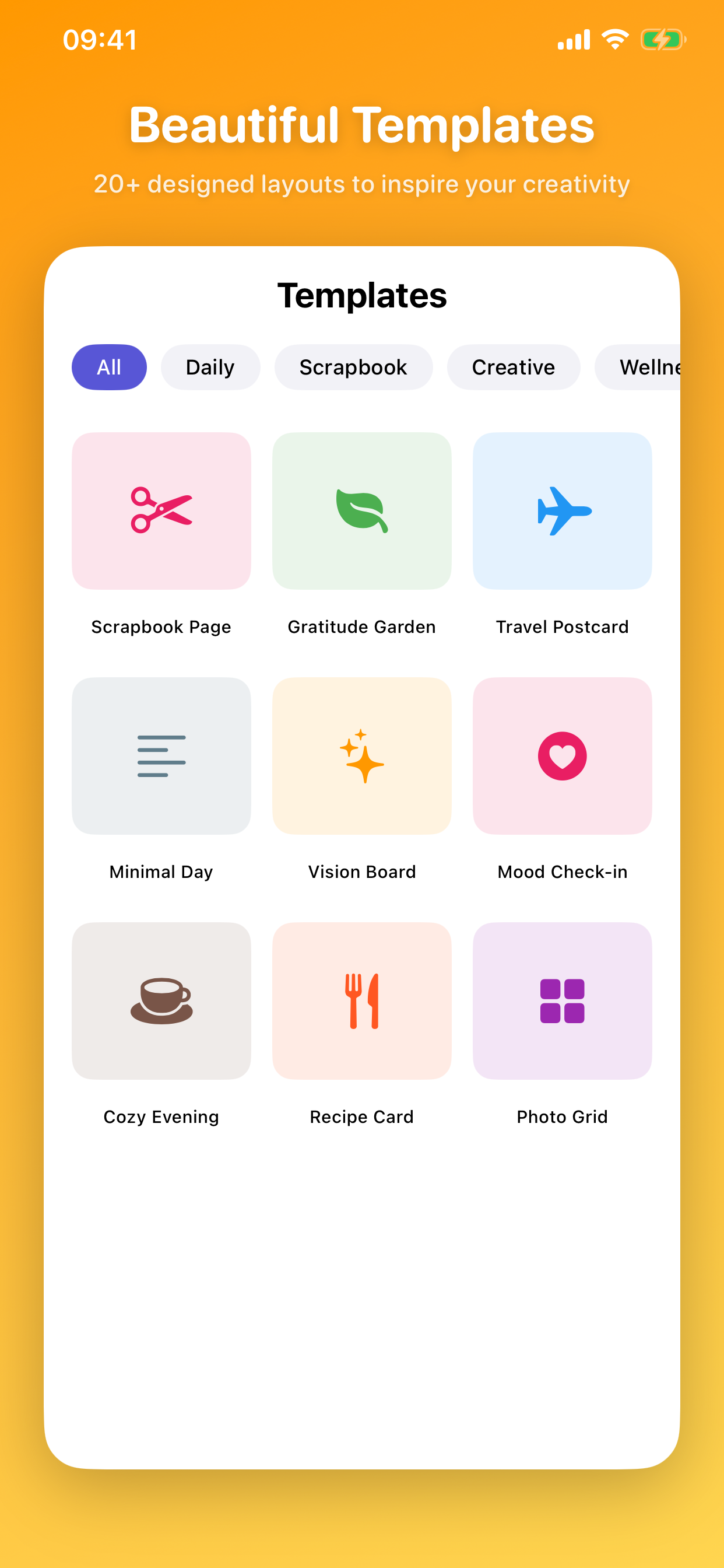 20+ designed journal templates