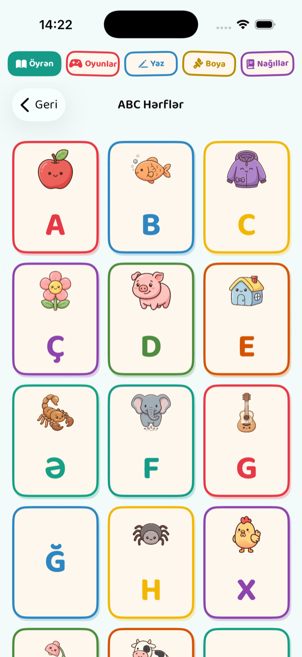 Azerbaijani Alphabet