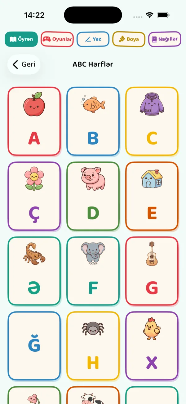 Azerbaijani Alphabet