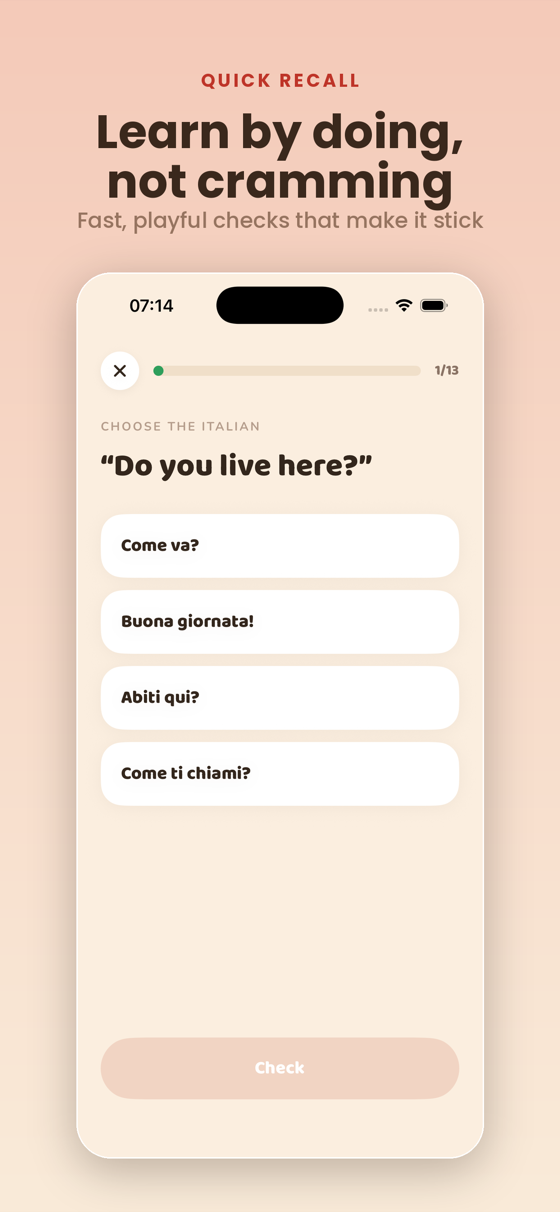 Choose the answer exercise