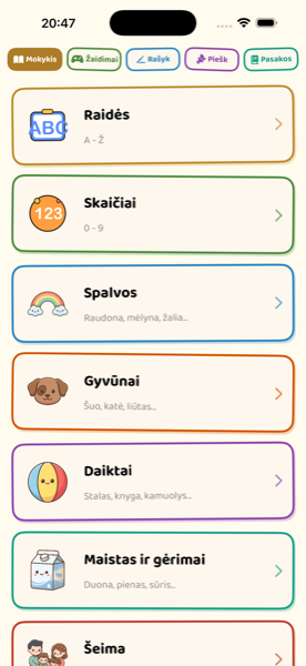 Learn Menu