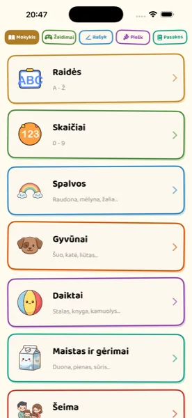 Learn Menu