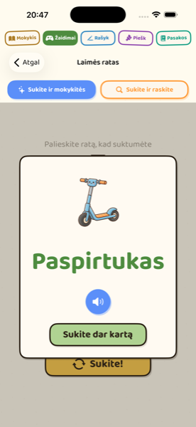 Spin and Learn