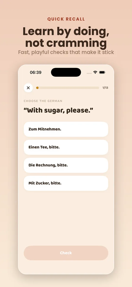Choose the answer exercise