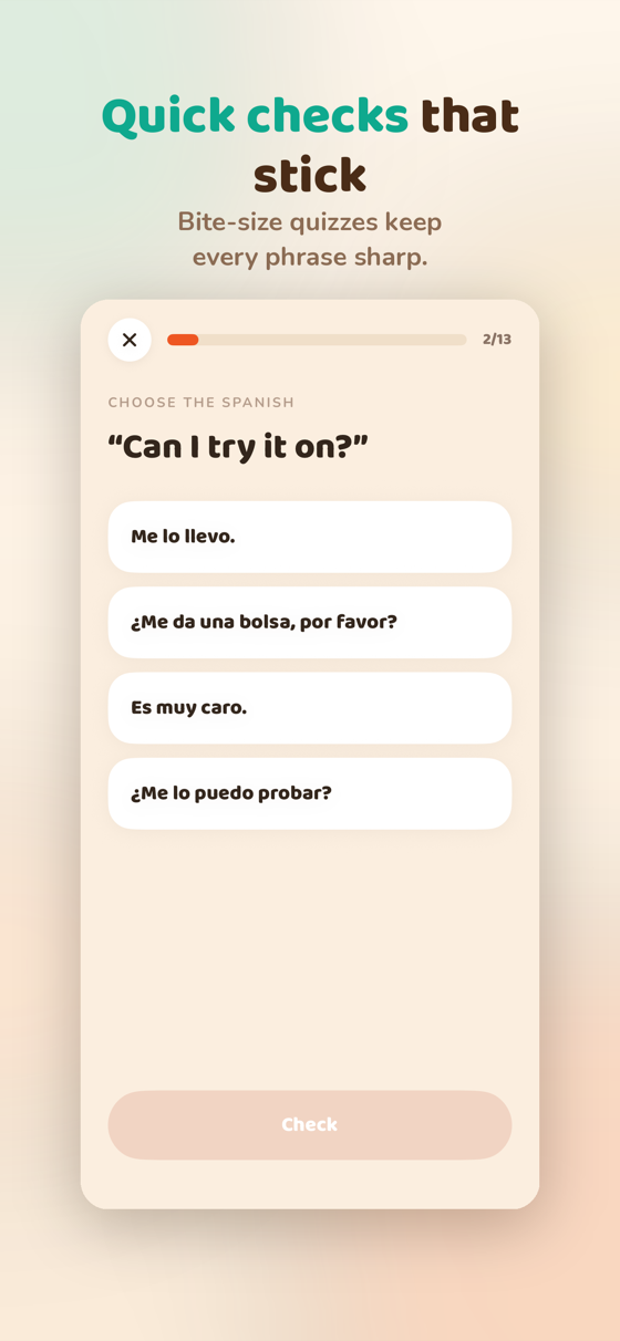 Choose the answer exercise