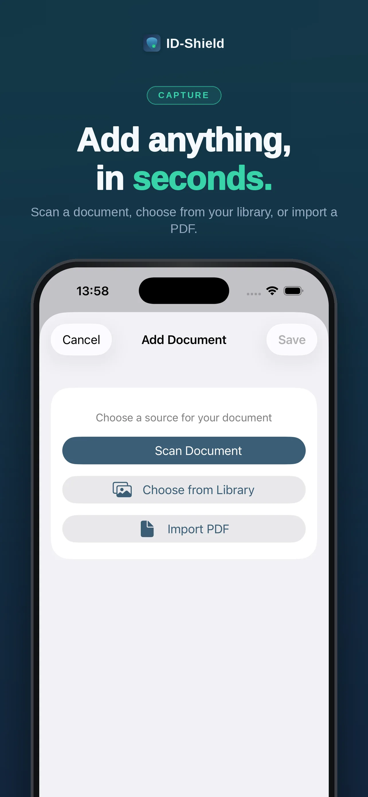 Capture a document