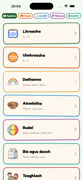 Learn Menu