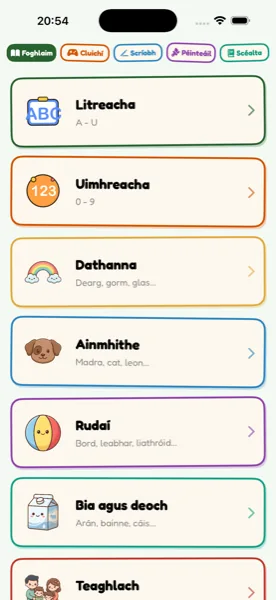 Learn Menu