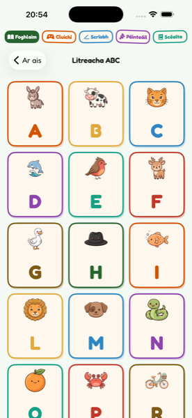 Irish Alphabet
