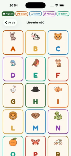 Irish Alphabet