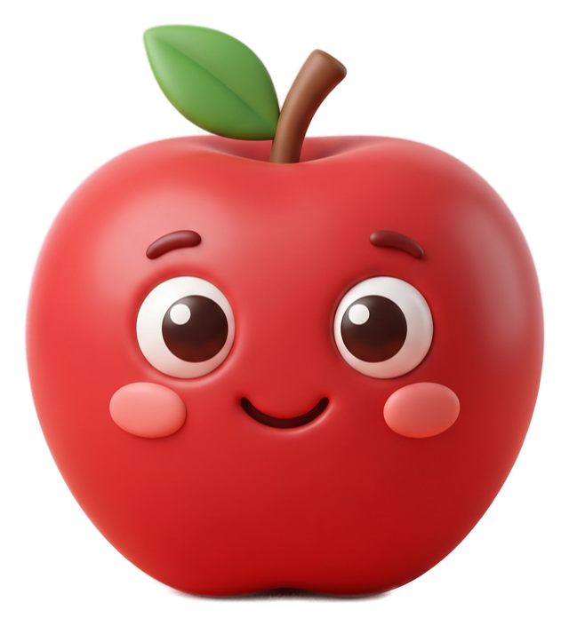 Kinder Apfel mascot