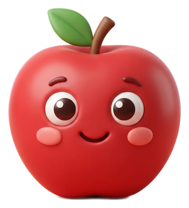 Kinder Apfel mascot