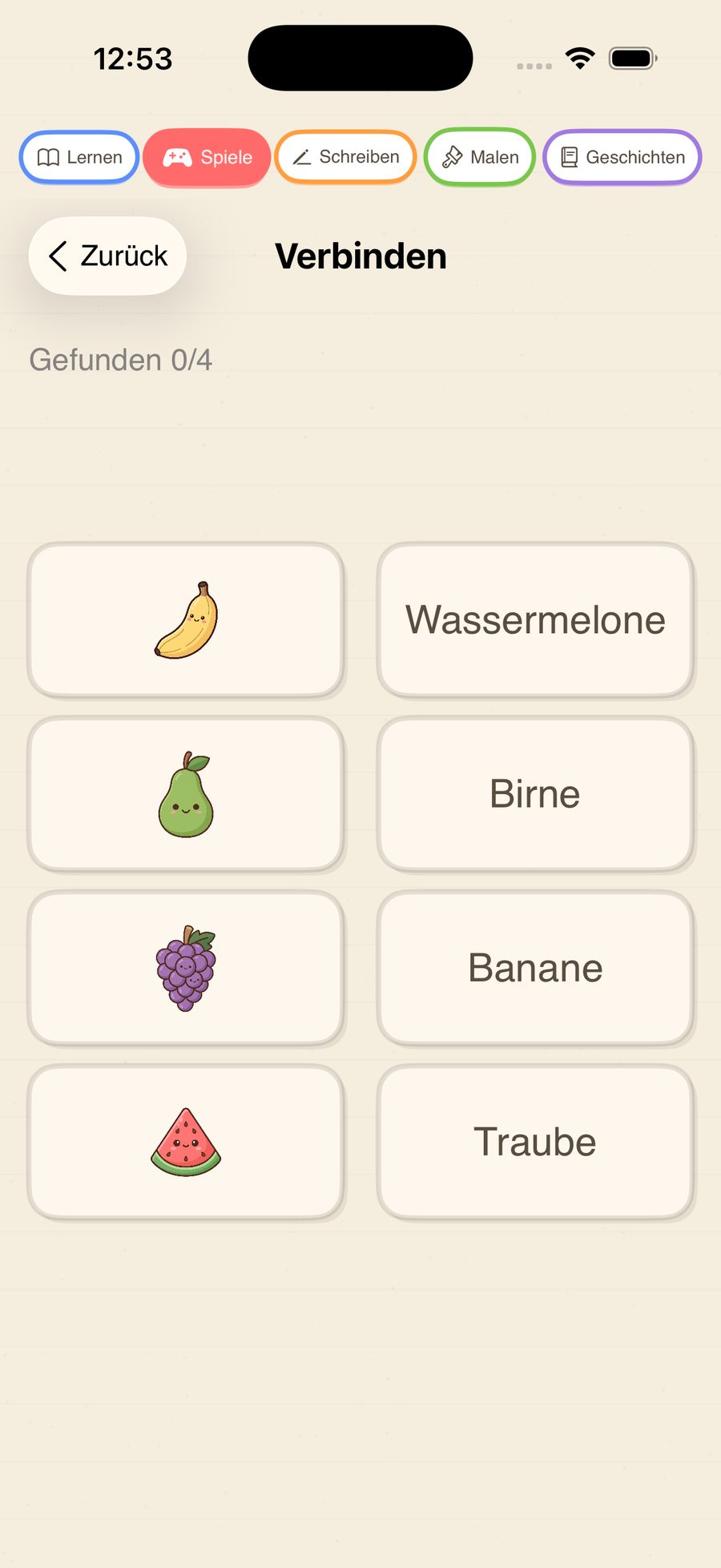 Games Menu