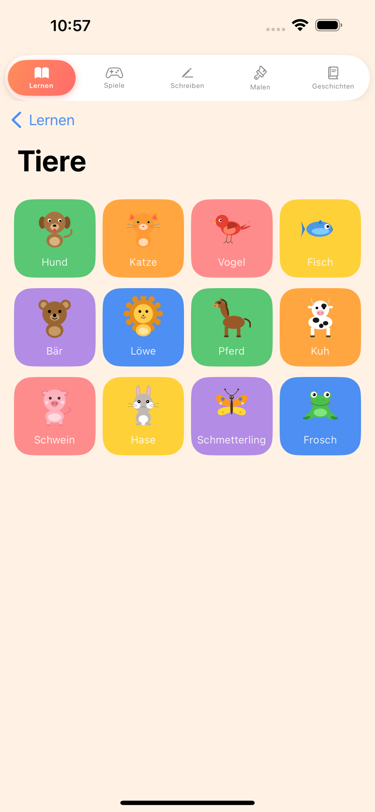 Vocabulary Categories