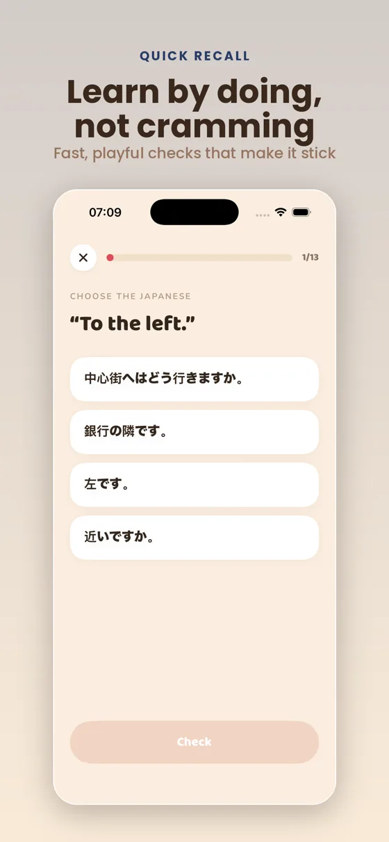 Choose the answer exercise