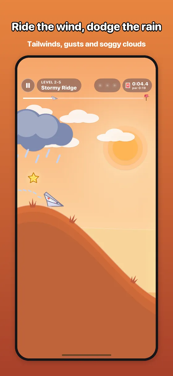 Maple Winds: a star under a rain cloud