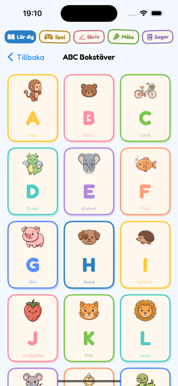 Swedish Alphabet