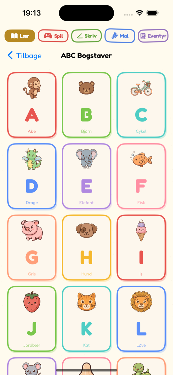 Danish Alphabet