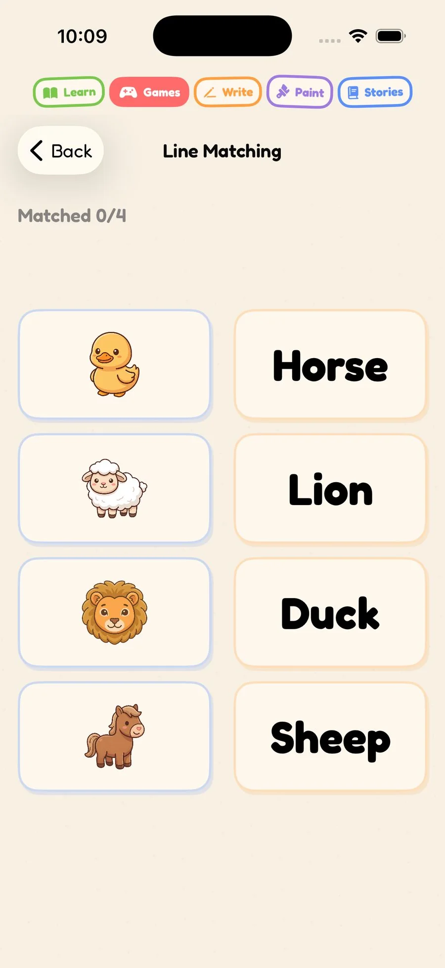Games Menu
