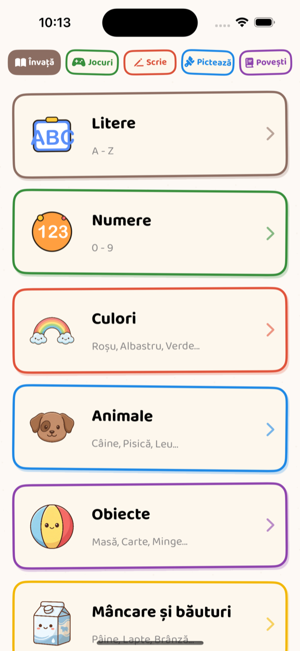 Learn Menu