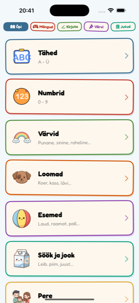 Learn Menu