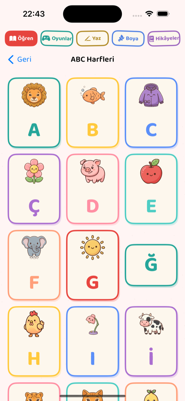 Turkish Alphabet