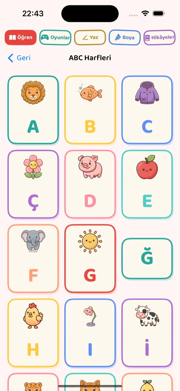 Turkish Alphabet