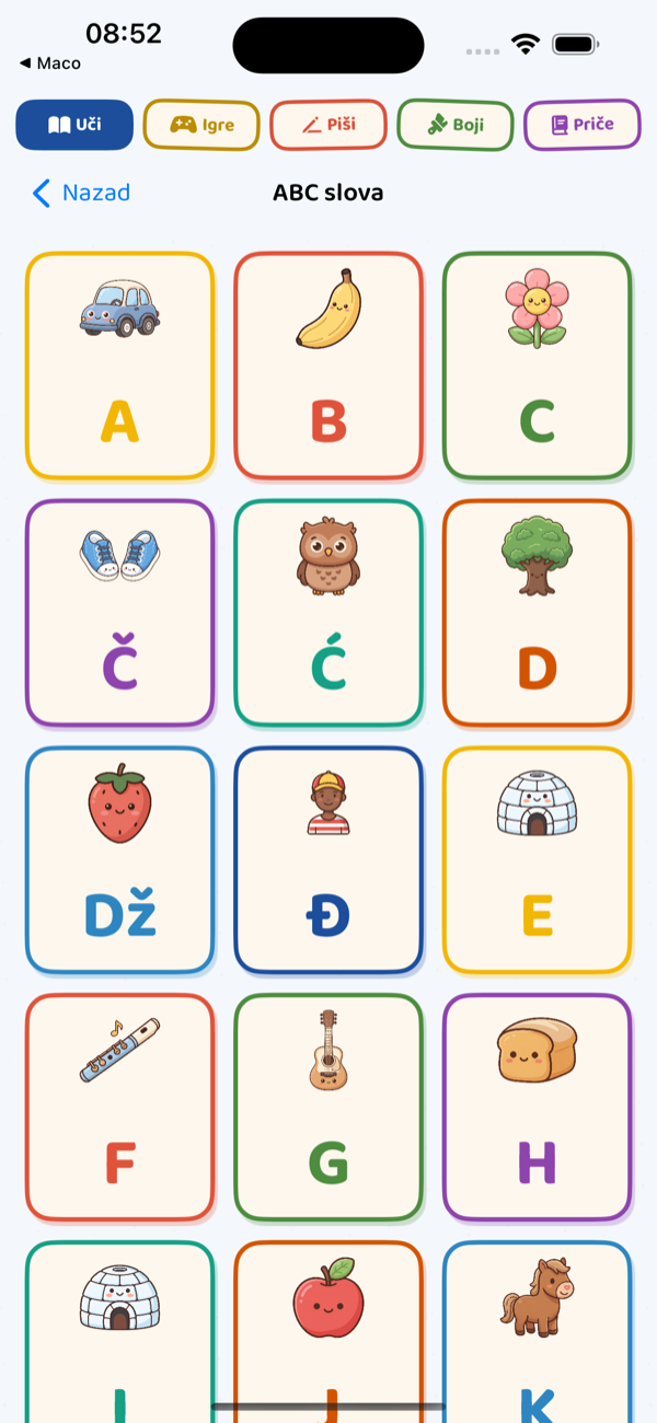 Bosnian Alphabet