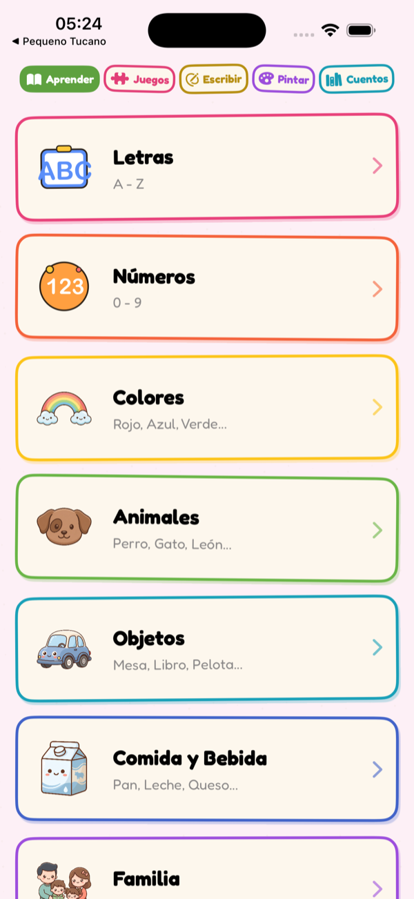 Learn Menu