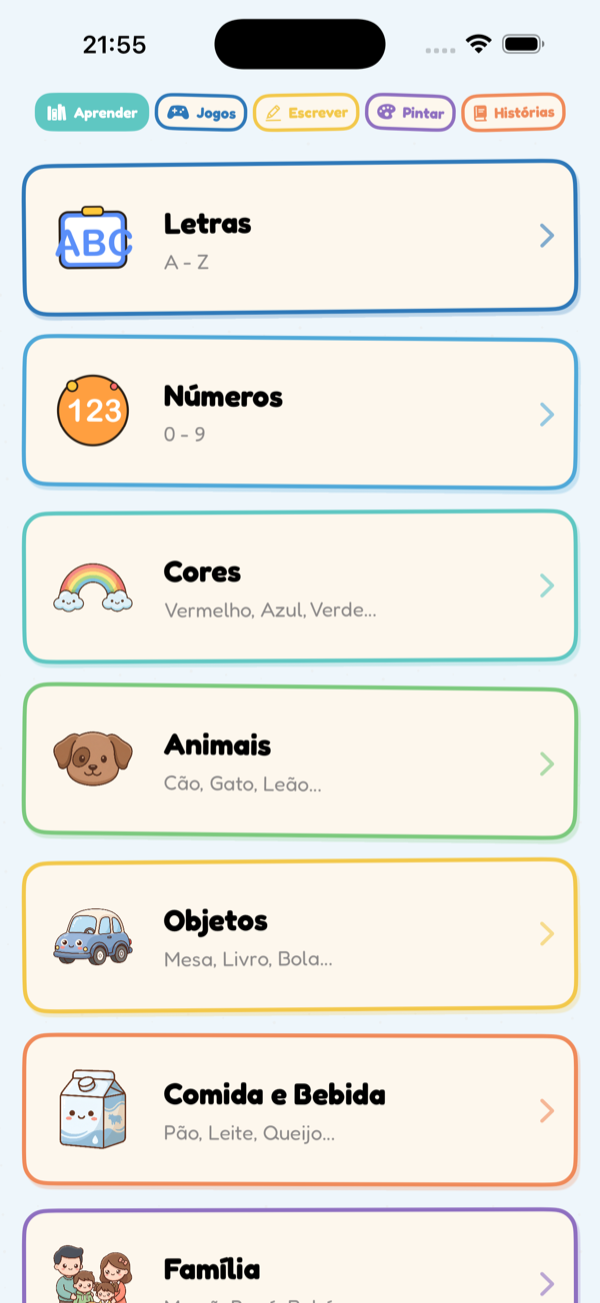 Learn Menu