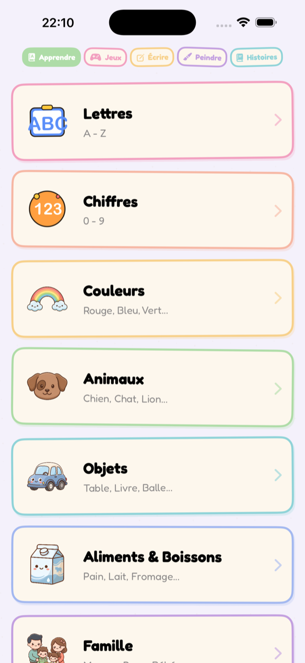 Learn Menu