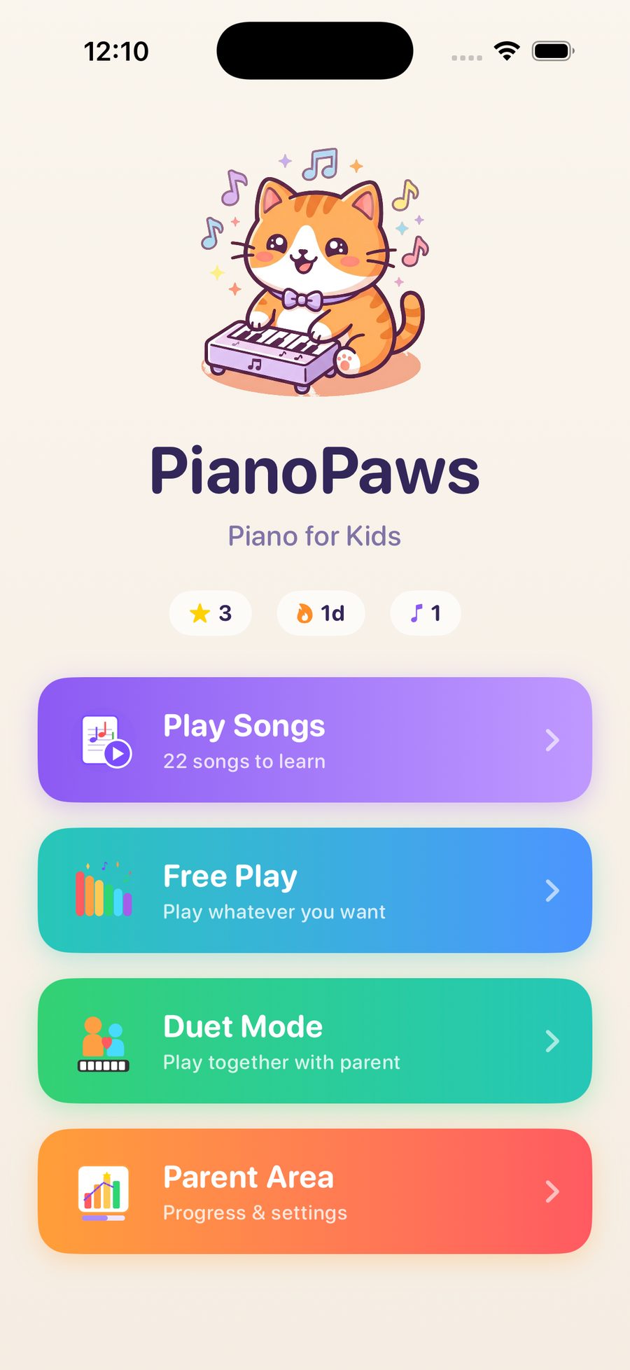Home Screen