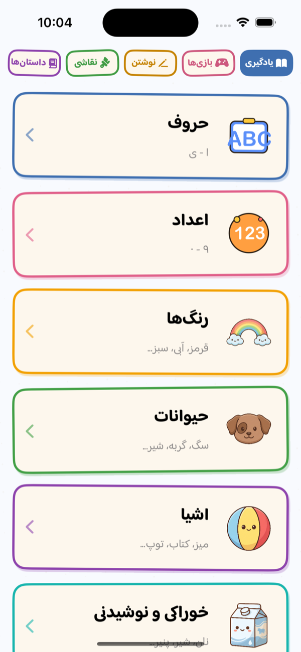 Learn Menu