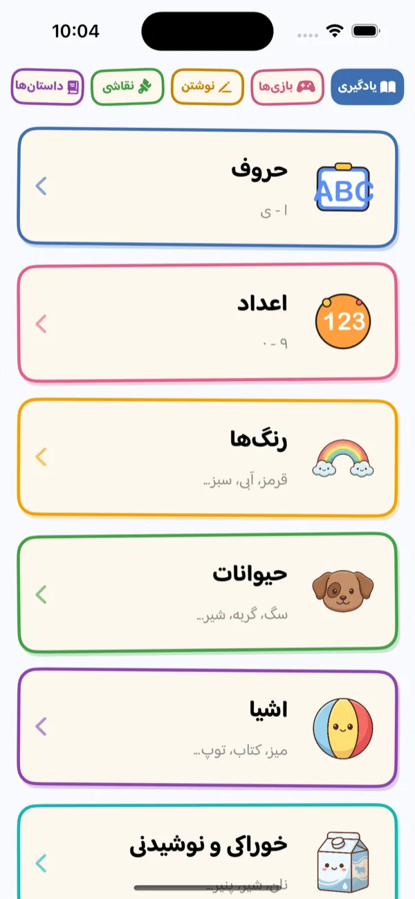 Learn Menu