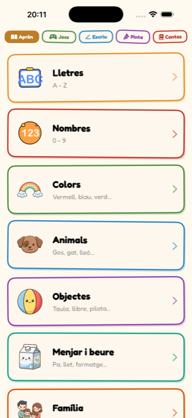 Learn Menu
