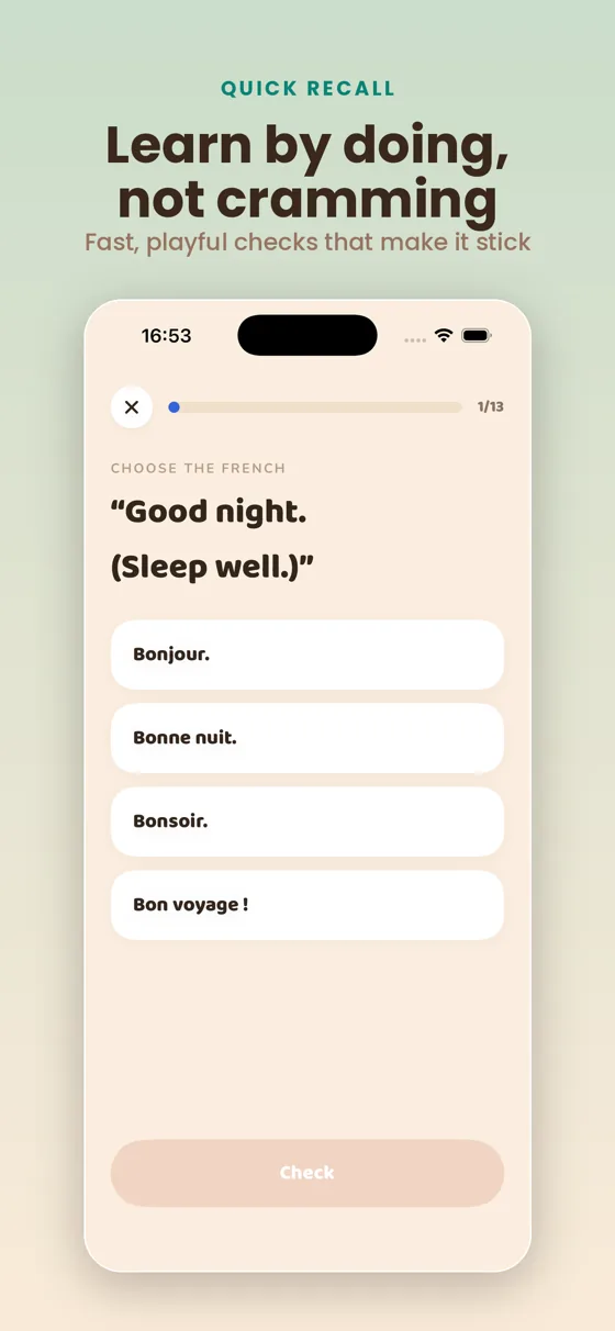 Choose the answer exercise