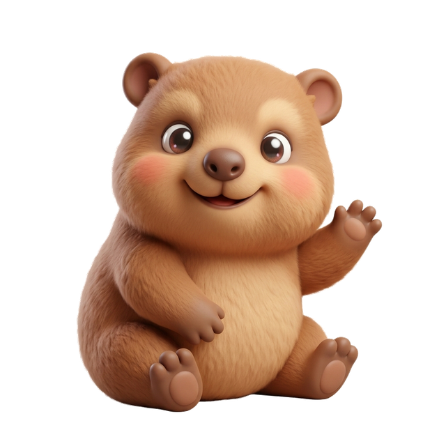 Shfanfan mascot, a baby rock hyrax