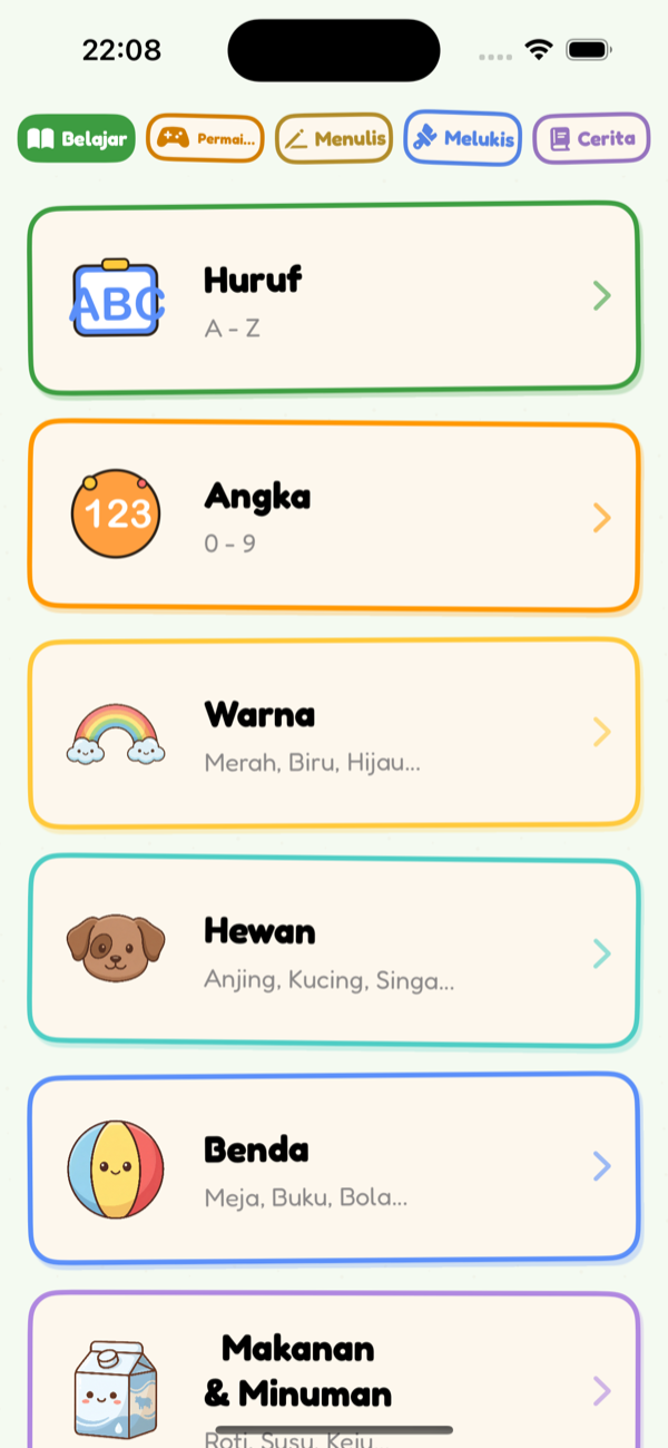Learn Menu