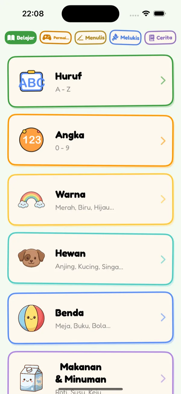 Learn Menu