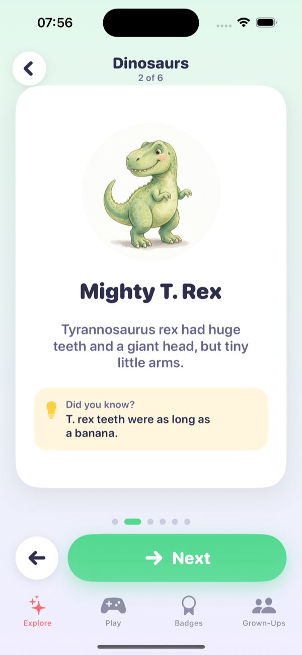 Wonder topic with a friendly fact card and Did you know callout