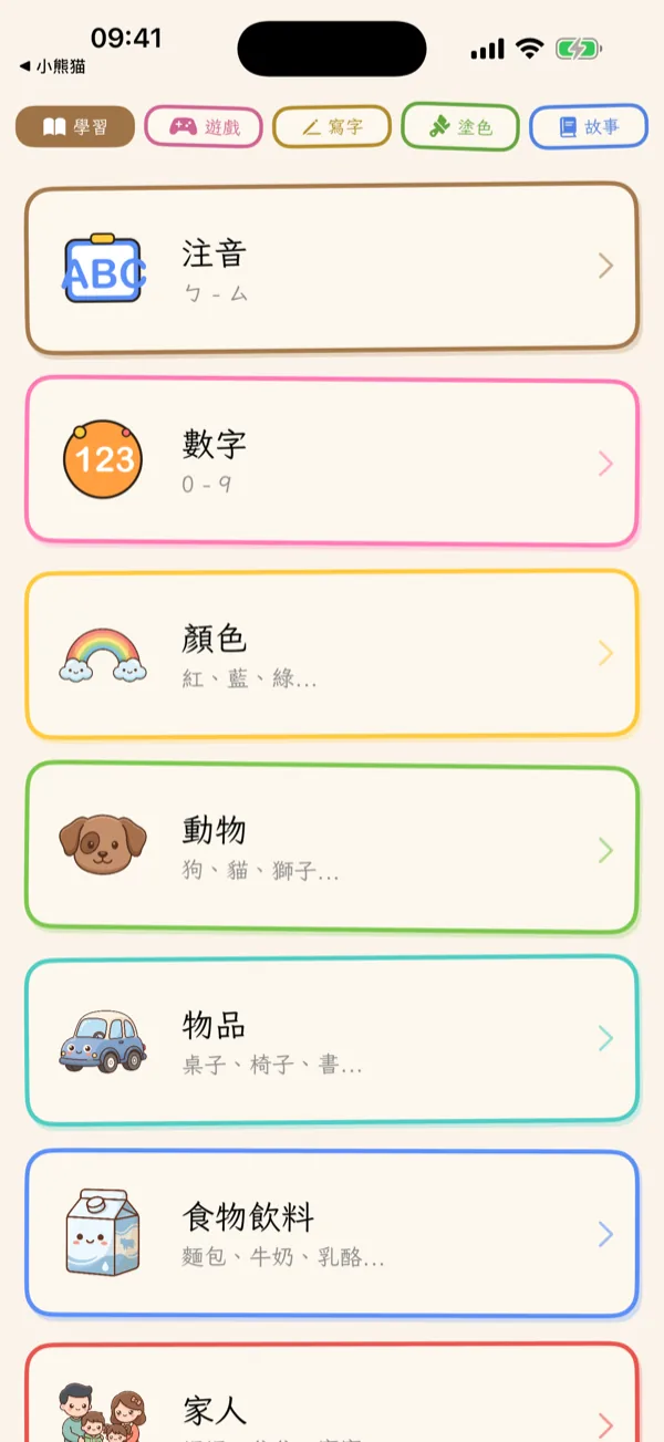 Learn Menu